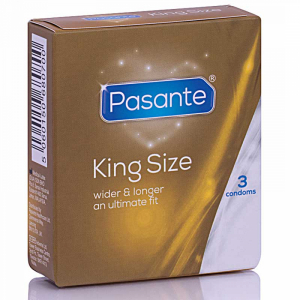 Pasante King Size 3p i gruppen APOTEK / Kondomer hos Lustjakt Svenska AB (5629)