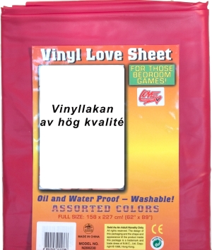 Vinyl sheet red i gruppen MASSAGE / Alla massageprodukter hos Lustjakt Svenska AB (6999)