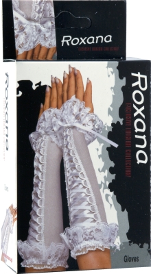 Roxana gloves white i gruppen SEXIGA KLDER / Accessoarer hos Lustjakt Svenska AB (8966)
