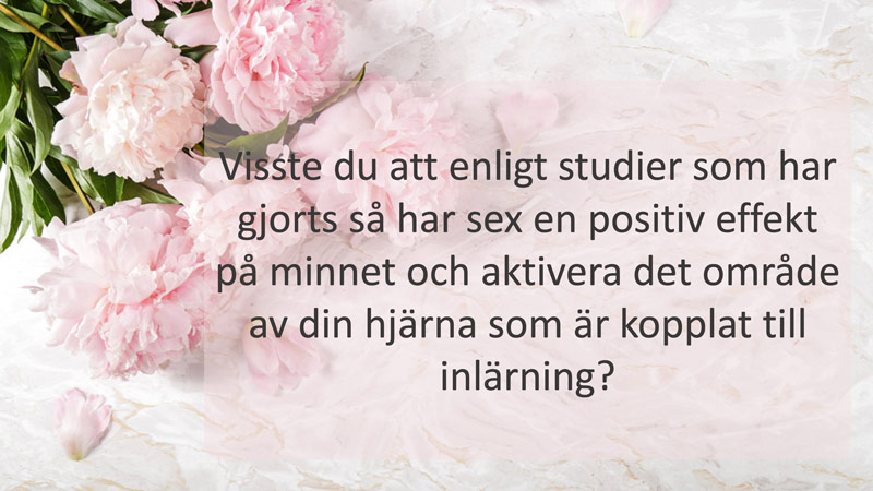 Sexfakta hos Lustjakt.se