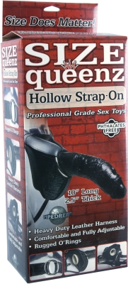 Leather hollow strap on Leather hollow strap on