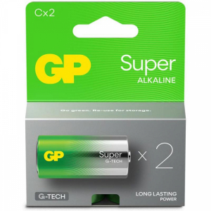 GP Batteri R14 C 2p i gruppen VRIGA PRODUKTER / Batterier hos Lustjakt Svenska AB (151025)