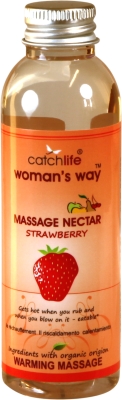 Massage Nectar Strawberry i gruppen MASSAGE / Alla massageprodukter hos Lustjakt Svenska AB (2392)