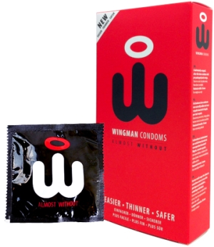 Wingman condom 8p i gruppen APOTEK / Kondomer hos Lustjakt Svenska AB (2414)