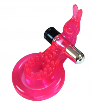 Rabbit cock and ball ring i gruppen FÖR PAR / Under samlag hos Lustjakt Svenska AB (2458)