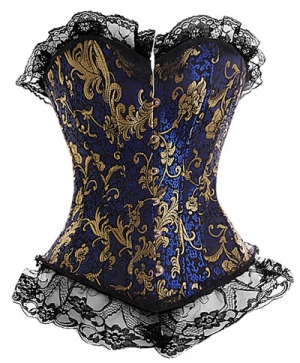 Corset Jenna black ML i gruppen SEXIGA KLÄDER / Korsetter hos Lustjakt Svenska AB (2561)