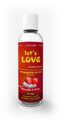 Wellness massage glide strawb. on ice Wellness massage glide strawb. on ice