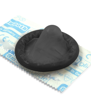 Smooth Condom Black i gruppen APOTEK / Kondomer hos Lustjakt Svenska AB (4025)
