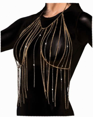 Chain Top Gold i gruppen SEXIGA KLDER / Accessoarer hos Lustjakt Svenska AB (6650)