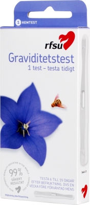 RFSU Graviditetstest 1p i gruppen APOTEK / Bad och kropp hos Lustjakt Svenska AB (6816)