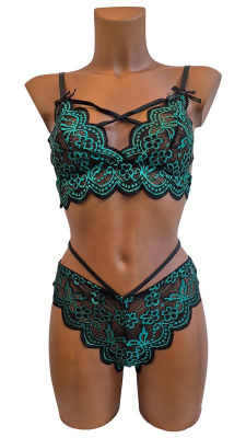 Lace Bh och Trosa s-m i gruppen SEXIGA KLDER / Underklder hos Lustjakt Svenska AB (7020)