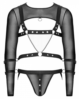Mens Bondage Set L i gruppen SEXIGA KLDER / Herr hos Lustjakt Svenska AB (7078)