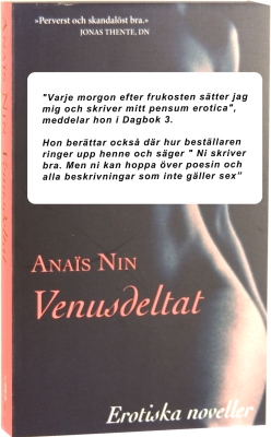 Venusdeltat Erotiska noveller i gruppen BÖCKER & FILMER / Böcker hos Lustjakt Svenska AB (77003)