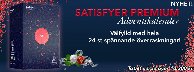 Satisfyer Premium adventskalender för vuxna hos Lustjakt.se 