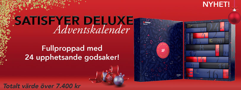 Satisfyer Deluxe adventskalender för vuxna hos Lustjakt.se 