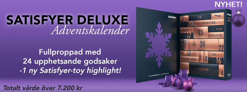 Satisfyer adventskalender Deluxe hos Lustjakt.se
