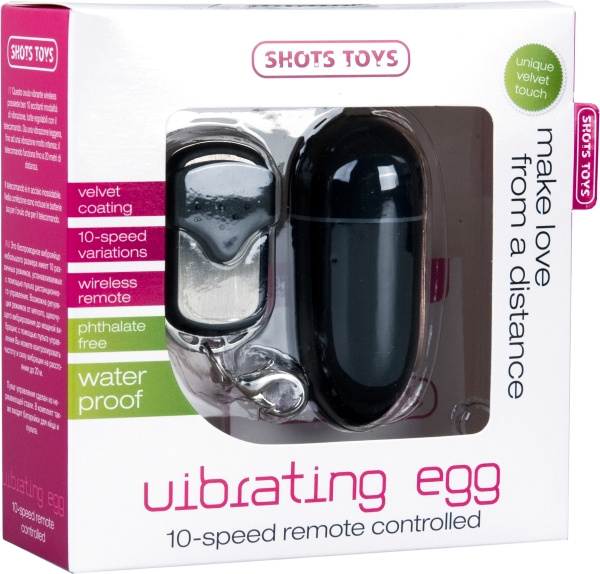 Shots remote egg large black