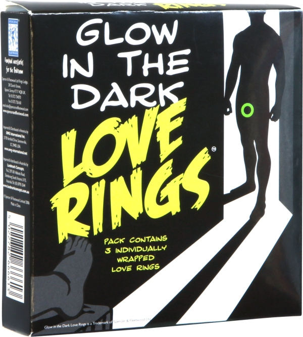 Glow in the dark ring 3p