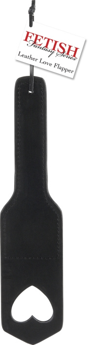 FF Leather heart flapper