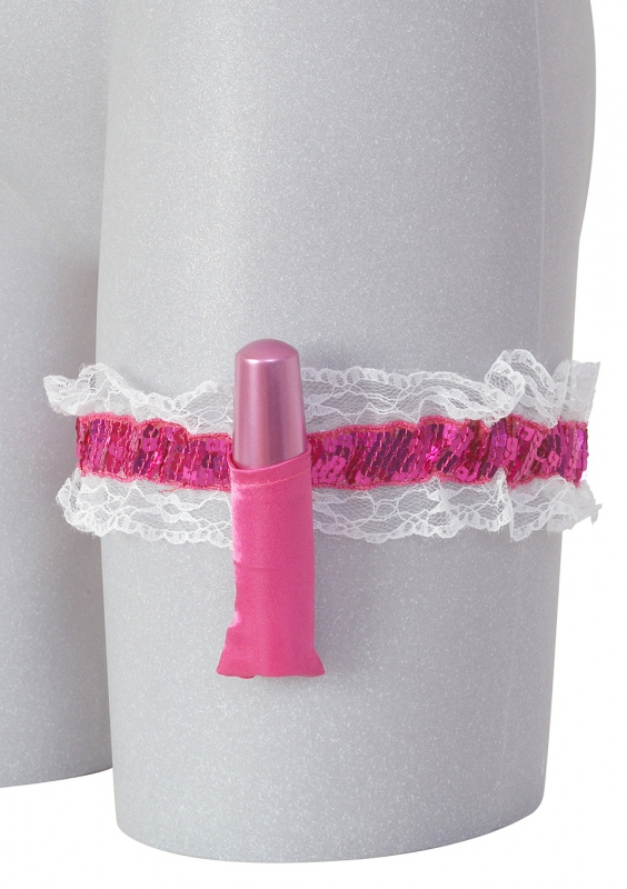 Garter and lipstick