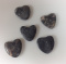 Inner peace stones heart 5p