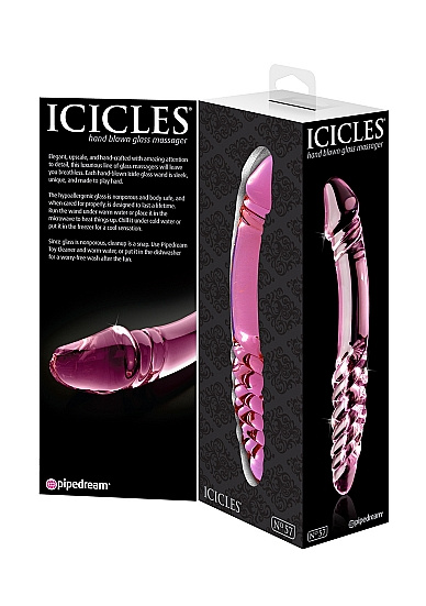 Pink Panther Glass Dildo