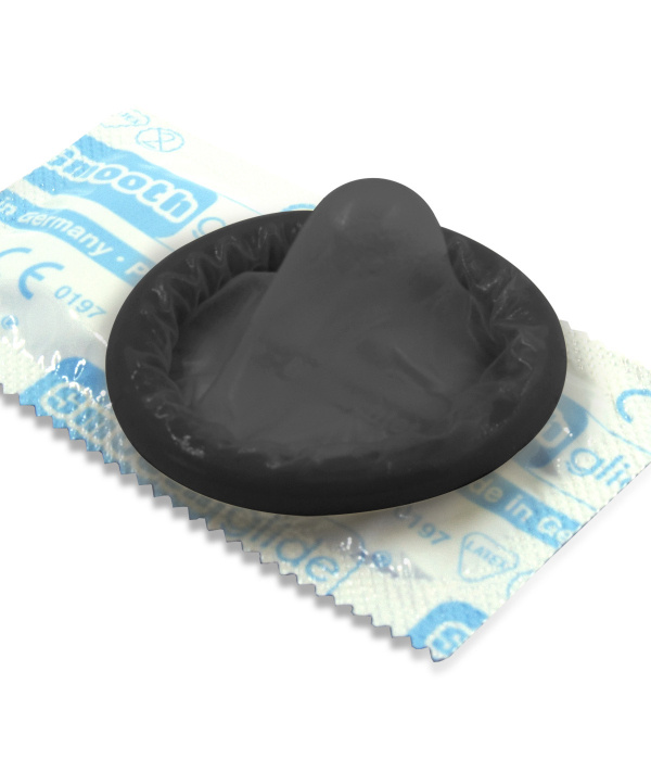 Smooth Condom Black
