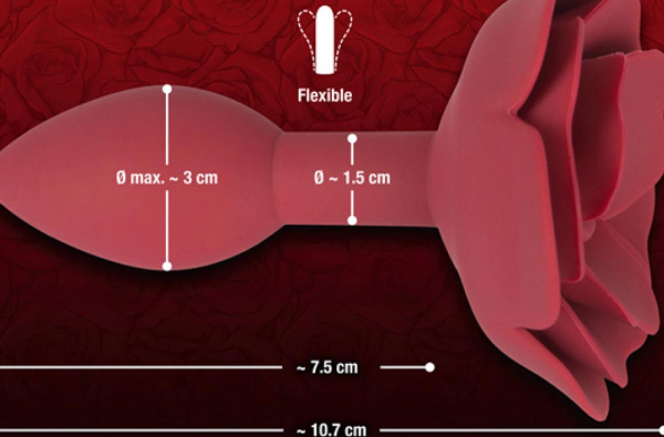 Rose Butt Plug
