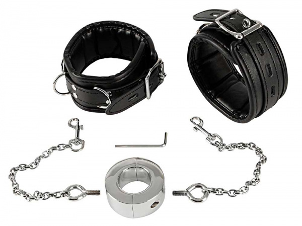 Cuffs and Cock Ring