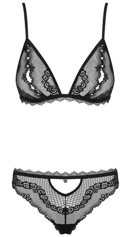 Lyxigt Spetsset L-XL