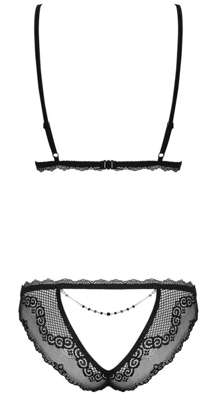 Lyxigt Spetsset L-XL