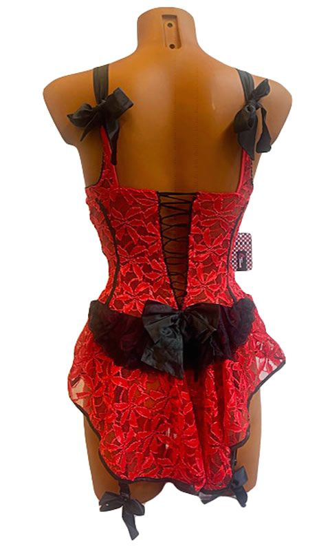 Red Rose Corset s-m