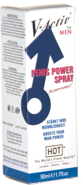 V-active for men spray