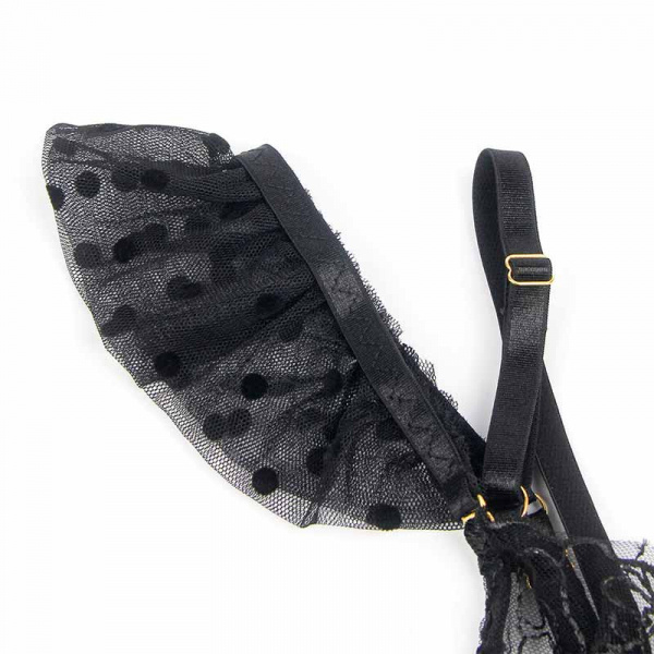 Lace, bra and garter Kit S-M