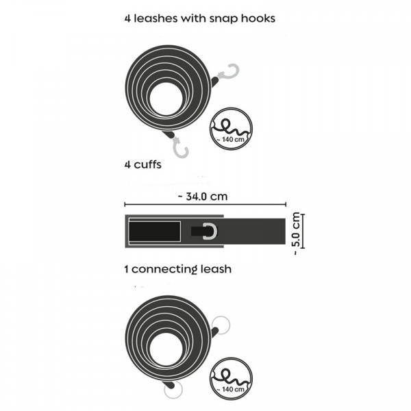 Bondage Set Snap Hooks