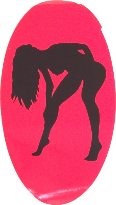 Lady stickers vertikle