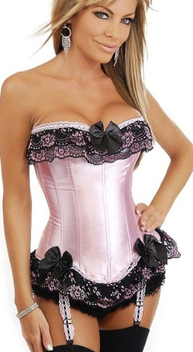Corset Sweet Pink L