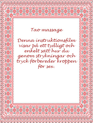 DVD Tao Massage